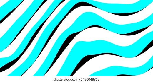 Blue river ocean wave layer vector background