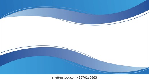 Blue river ocean wave layer vector background arts