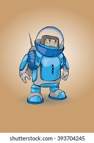 blue robot