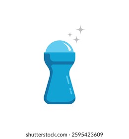 Blue rollon deodorant with sparkles icon