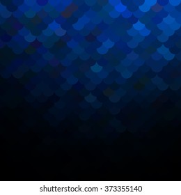 Blue Roof tiles pattern, Creative Design Templates