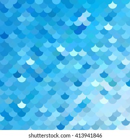 Blue Roof tiles pattern, Creative Design Templates