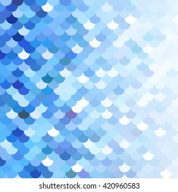 Blue Roof tiles pattern, Creative Design Templates