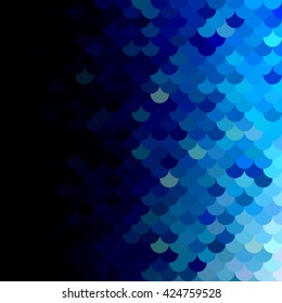 Blue Roof tiles pattern, Creative Design Templates