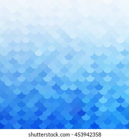 Blue Roof tiles pattern, Creative Design Templates