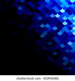 Blue Roof tiles pattern, Creative Design Templates