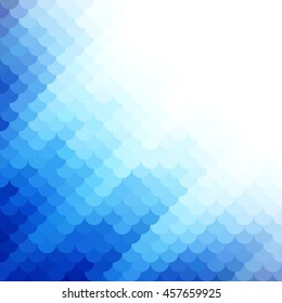 Blue Roof tiles pattern, Creative Design Templates