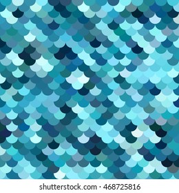 Blue Roof tiles pattern, Creative Design Templates