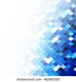 Blue Roof tiles pattern, Creative Design Templates