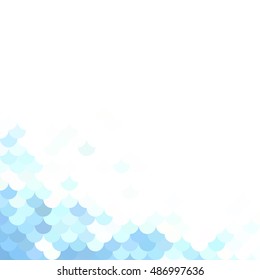 Blue Roof tiles pattern, Creative Design Templates