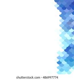 Blue Roof tiles pattern, Creative Design Templates