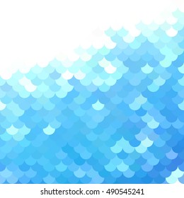 Blue Roof tiles pattern, Creative Design Templates