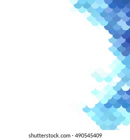 Blue Roof tiles pattern, Creative Design Templates