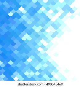 Blue Roof tiles pattern, Creative Design Templates