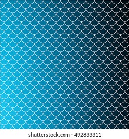 Blue Roof tiles pattern, Creative Design Templates