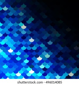 Blue Roof tiles pattern, Creative Design Templates