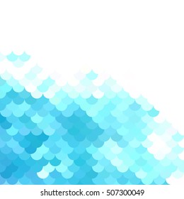Blue Roof tiles pattern, Creative Design Templates