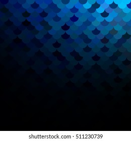 Blue Roof tiles pattern, Creative Design Templates