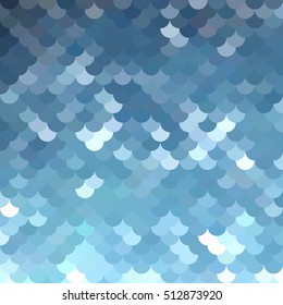 Blue Roof tiles pattern, Creative Design Templates