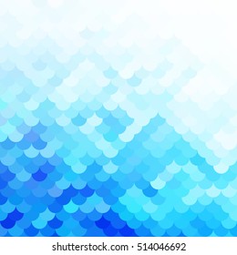 Blue Roof tiles pattern, Creative Design Templates