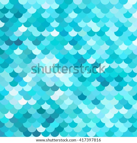 Blue Roof tiles pattern, Creative Design Templates