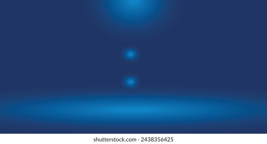 Blaues Zimmer in der 3D. Hintergrund