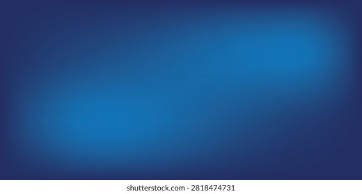 Blue room in the 3d. Background gradiend