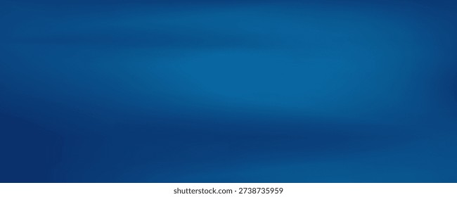 Blue room in the 3d, Beautiful blue wall background with space for text, Blue room background. vector Eps 10