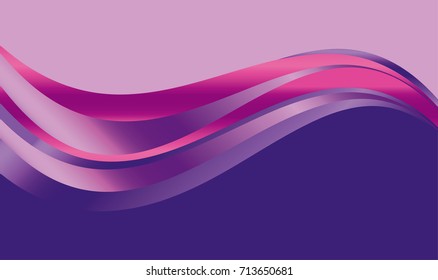 blue and rose color abstract bubble wreath vector illustration.  tender elegant style abstract geometry design for print and web 