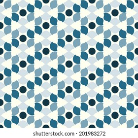 Blue rose pattern on pastel background. Sweet flower seamless pattern in vintage style for modern or classic design.