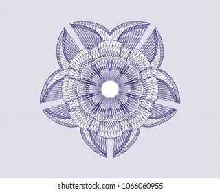  Blue rosette (money style emblem)