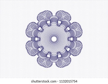Blue rosette (money style emblem)