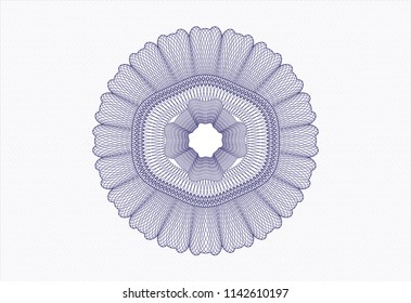 Blue rosette (money style emblem)