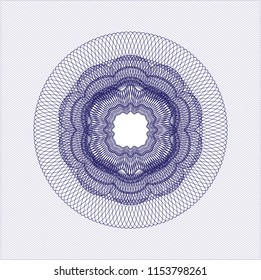 Blue rosette (money style emblem)