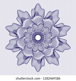 Blue rosette (money style emblem)