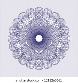 Blue rosette (money style emblem)