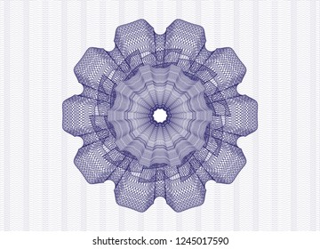 Blue rosette (money style emblem)