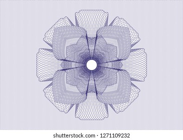 Blue rosette (money style emblem)