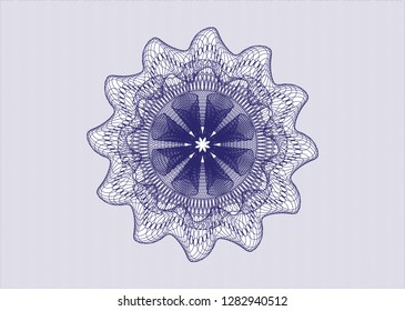 Blue rosette (money style emblem)