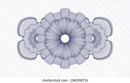 Blue rosette (money style emblem)