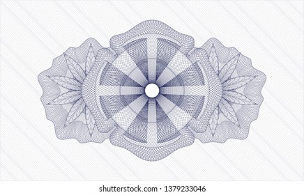 Blue rosette (money style emblem)