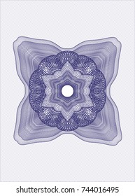 Blue rosette (money style emblem)