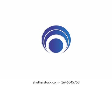Blue Round Ball Vector Logo Design Stock Vector (Royalty Free ...