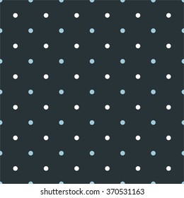 blue Round Dots Design