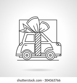 Blue round flat design vector icon with white silhouette plastic bottle with pump on gray background. Element for the logo