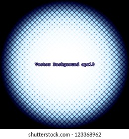 blue round frame. abstract background. vector eps10
