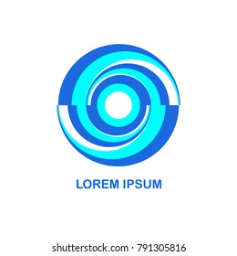 Blue Round Logo