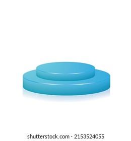 peatón redondo azul para la plantilla de diseño de la ilustración display.vector.