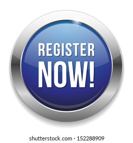 Blue round register free button
