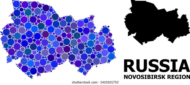 Карта новосибирска вектор